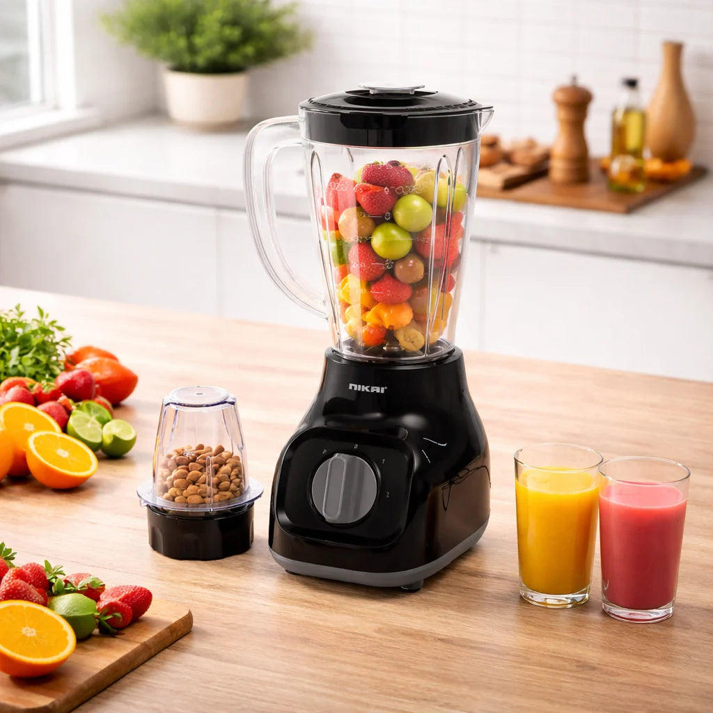 Nikai Blender with Grinder 2 in 1 at Zubaidas #1 Home Shop in Pakistan
