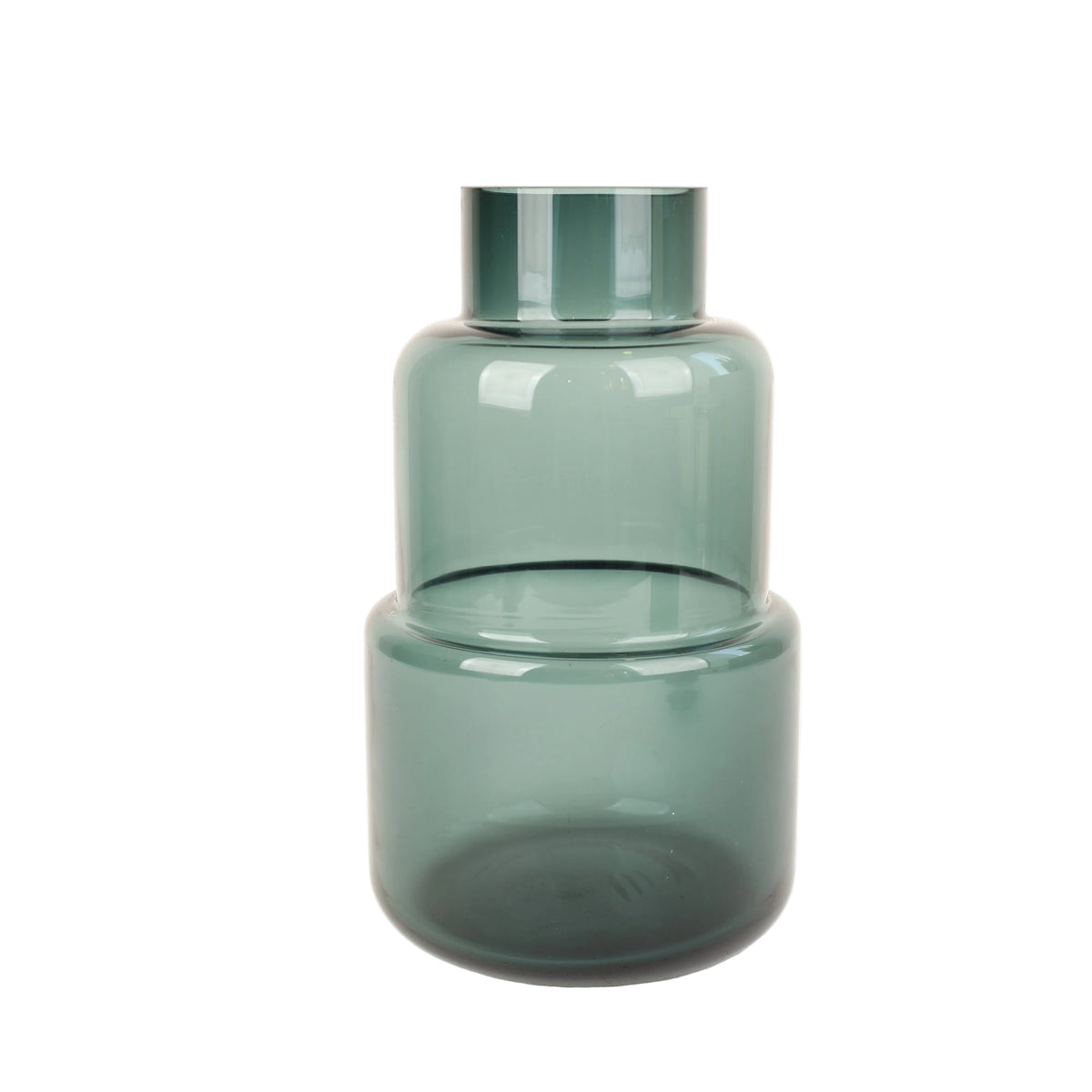 Nordic Style Glass Vase with Wooden Base at Zubaidas Homestore Pakistan