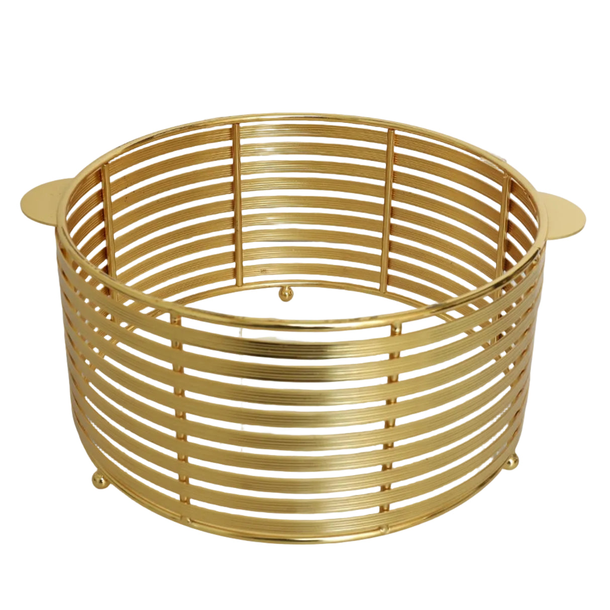 Orchid Round Buffet Serving Bowl Stand Gold at Zubaidas Homestore Online Pakistan