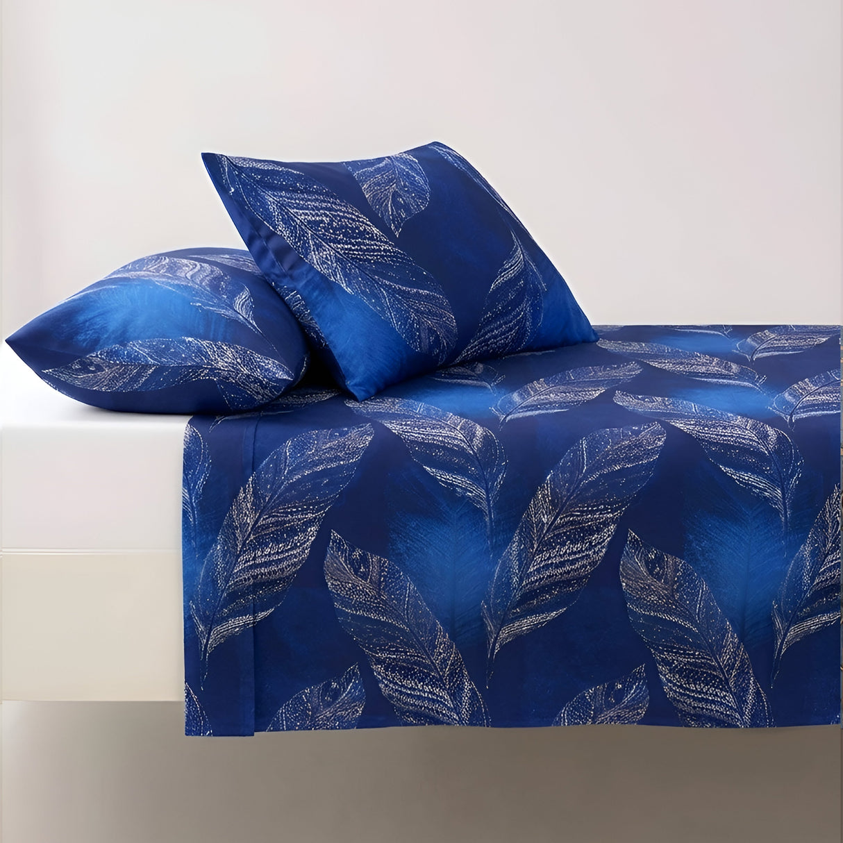 Plushmink Bed Sheet Fantasy King Bed- Peacock at Zubaidas Homestore Best for Home Shopping