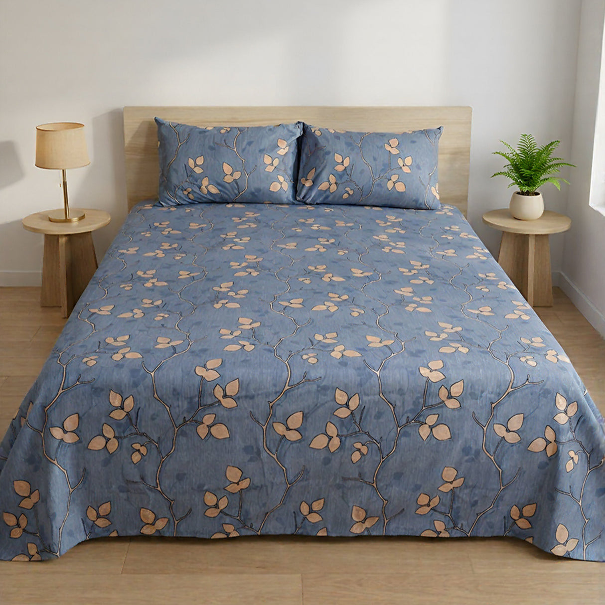 Plushmink Bed Sheet Fantasy King Bed- Voilet Hour at Zubaidas Homestore Pakistan