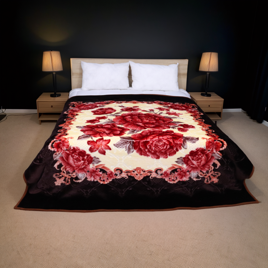 Plushmink Empire 6KG 2-Ply King Bed Blanket-Cedar at Zubaidas Homestore Pakistan