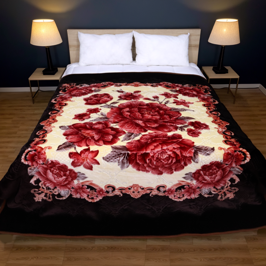Plushmink Empire 6KG 2-Ply King Bed Blanket-Cedar at Zubaidas Homestore Online Pakistan