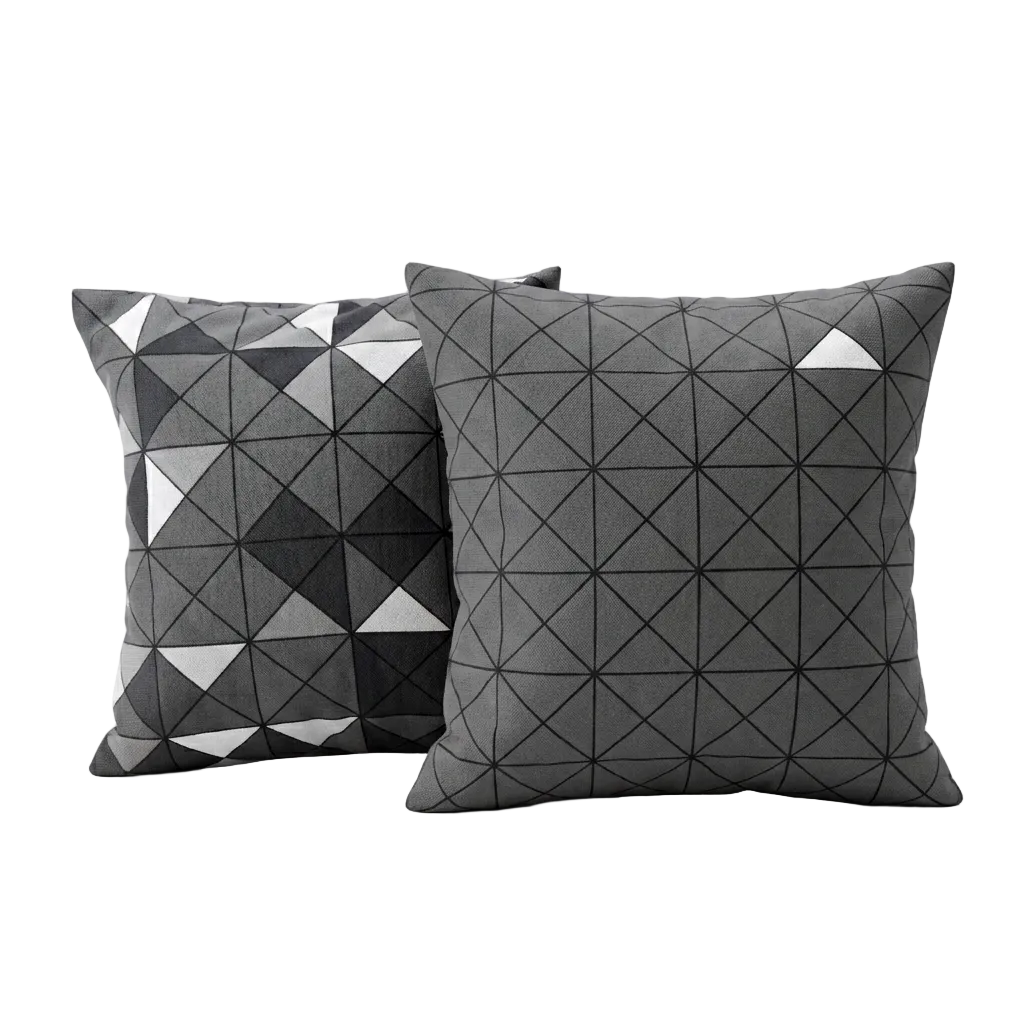 Plushmink Printed Filled Cushions-Linear Luxe at Zubaidas Homestore Best for Home Shopping