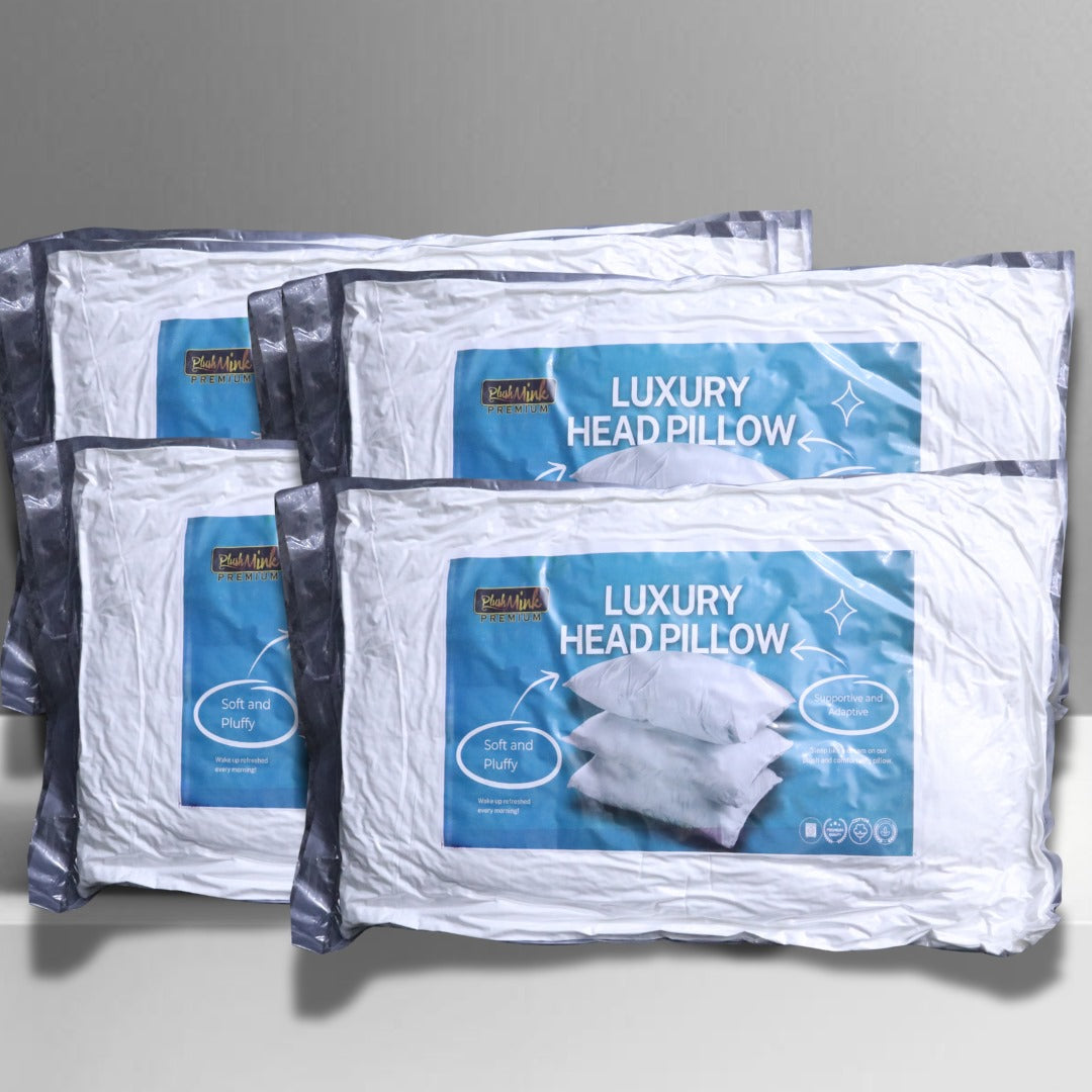 Plushmink Quard White Cotton Pillow Sets at Zubaidas Homestore Online Pakistan