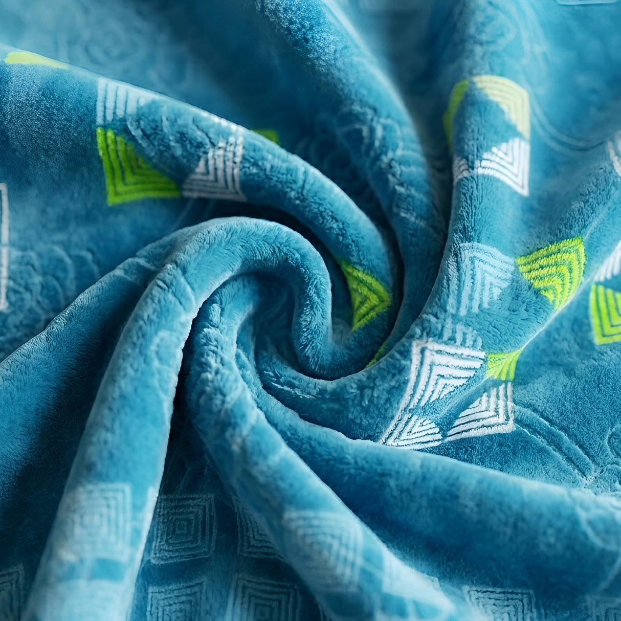 Plushmink Supremo Flannel AC Blanket Marin Double With Border at Zubaidas Homestore Best for Home Shopping