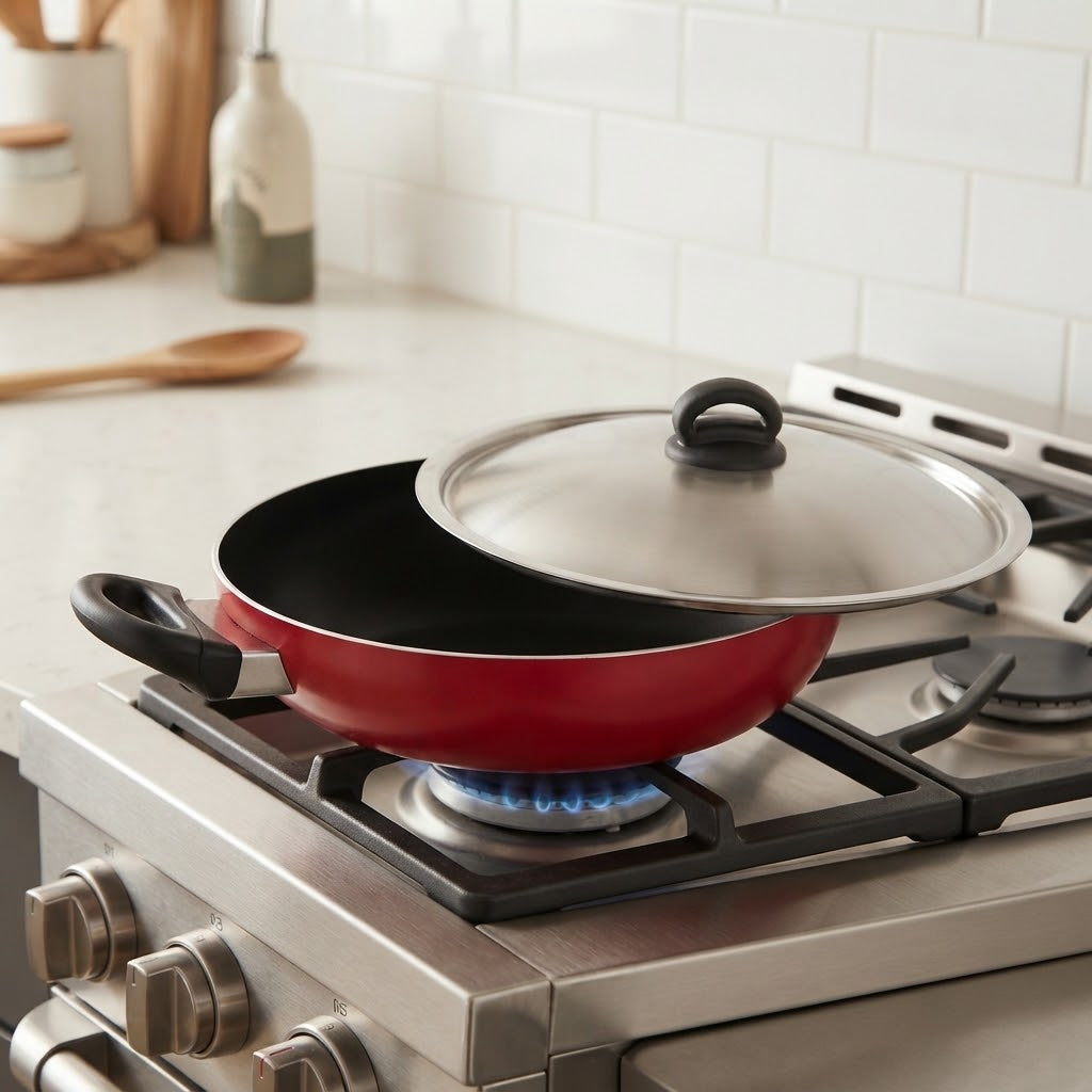 Prestige Classique Non Stick 26cm Kadai with Dual Handles at Zubaidas Homestore