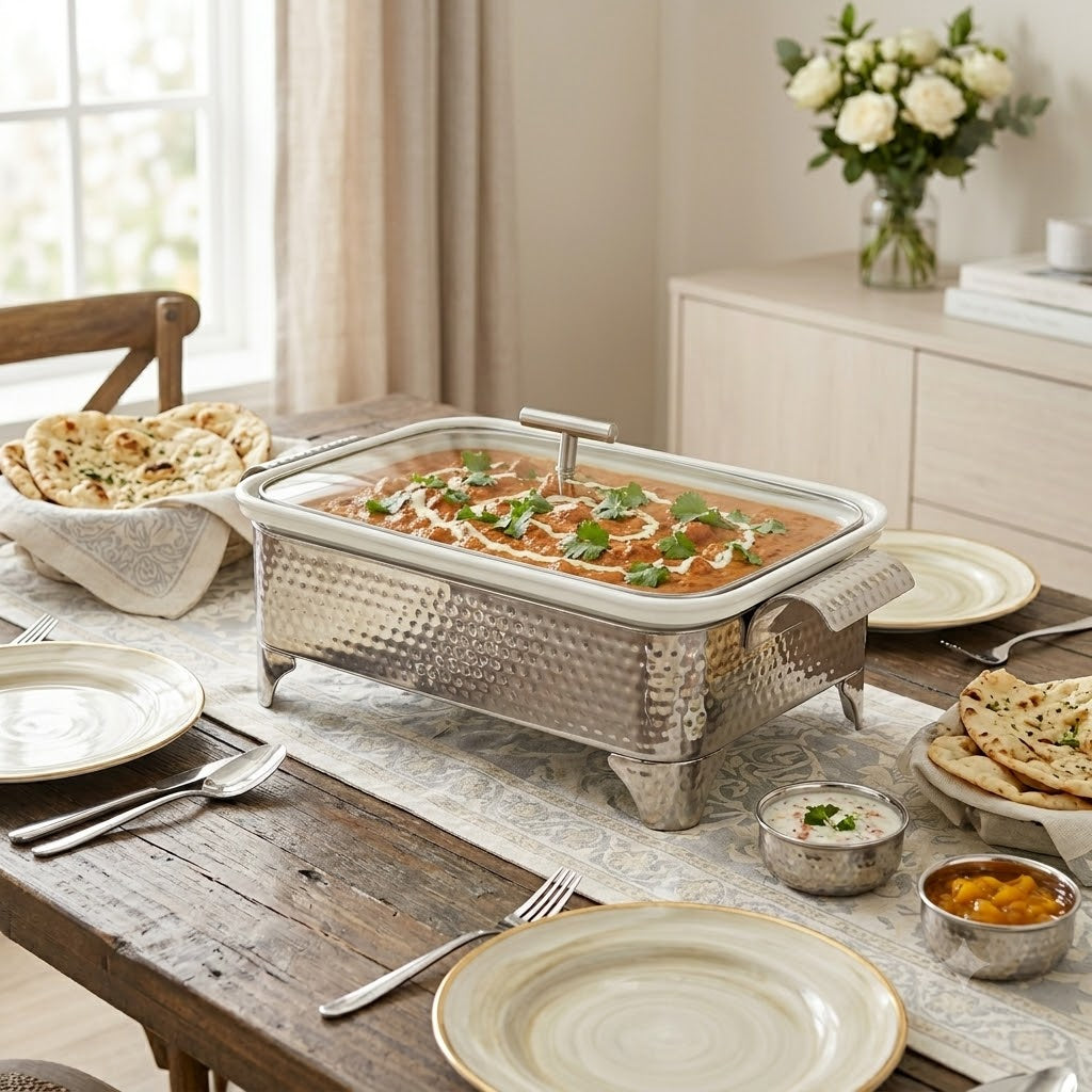 Rectangular Serving Plate Withe Stand 34cm at Zubaidas Homestore Best for Home Shopping