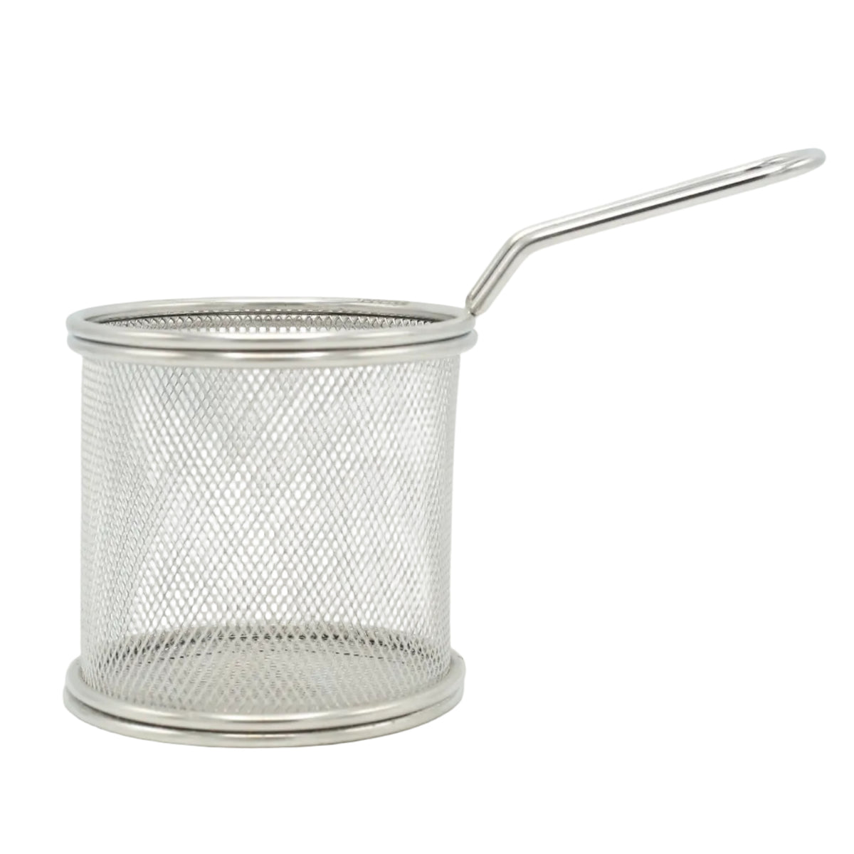 Round Stainless Steel Fries Serving Basket at Zubaidas Homestore Pakistan