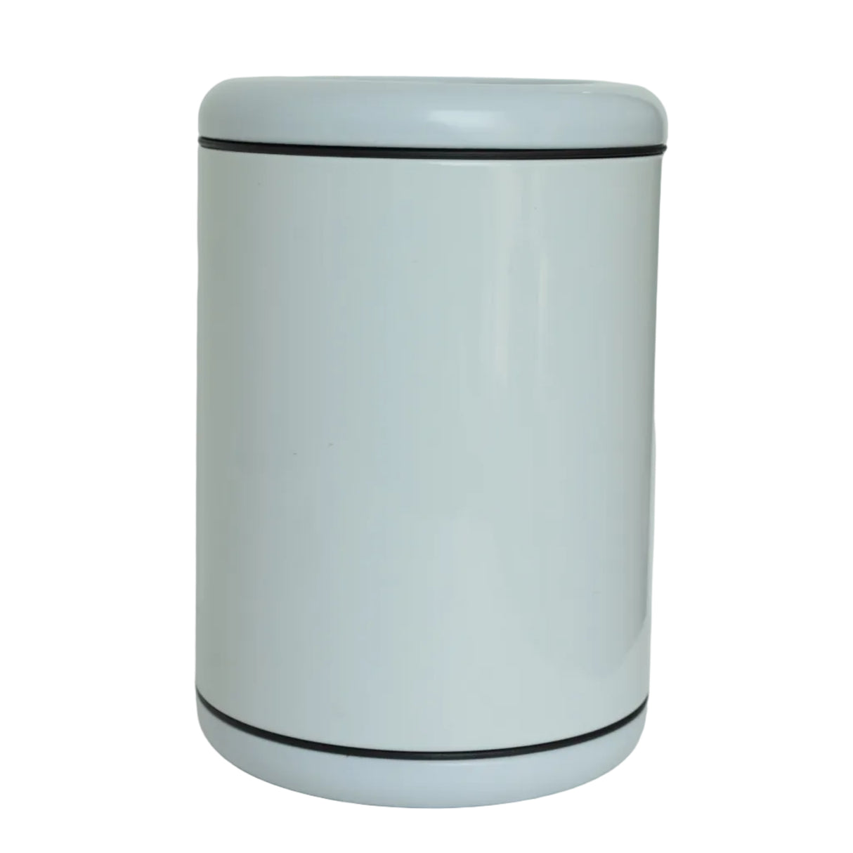 Round Waste Bin White Iron at Zubaidas Homestore Pakistan