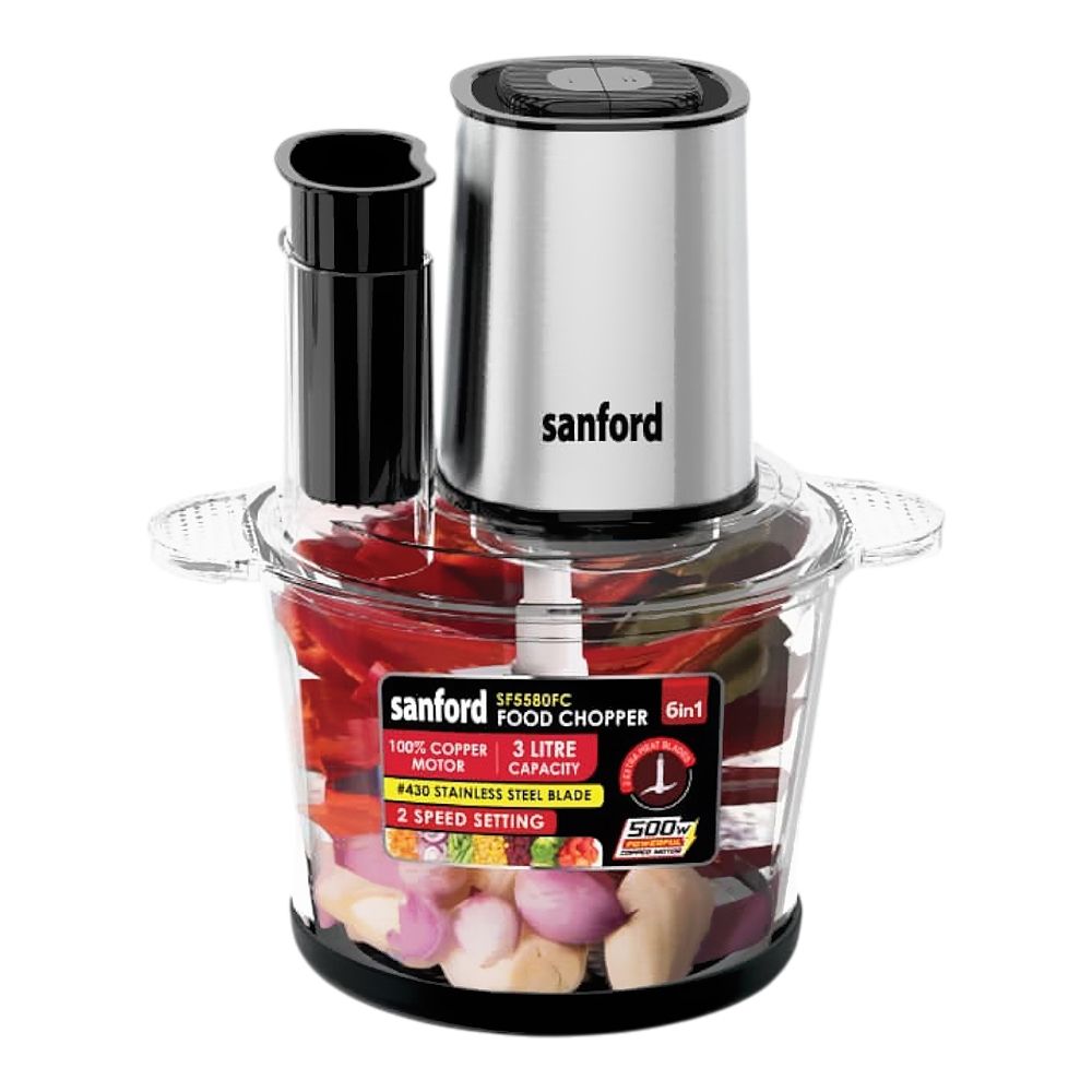 Sanford 6-In-1 Multi-Functional Food Chopper 500W at Zubaidas Best Homestore in Pakistan