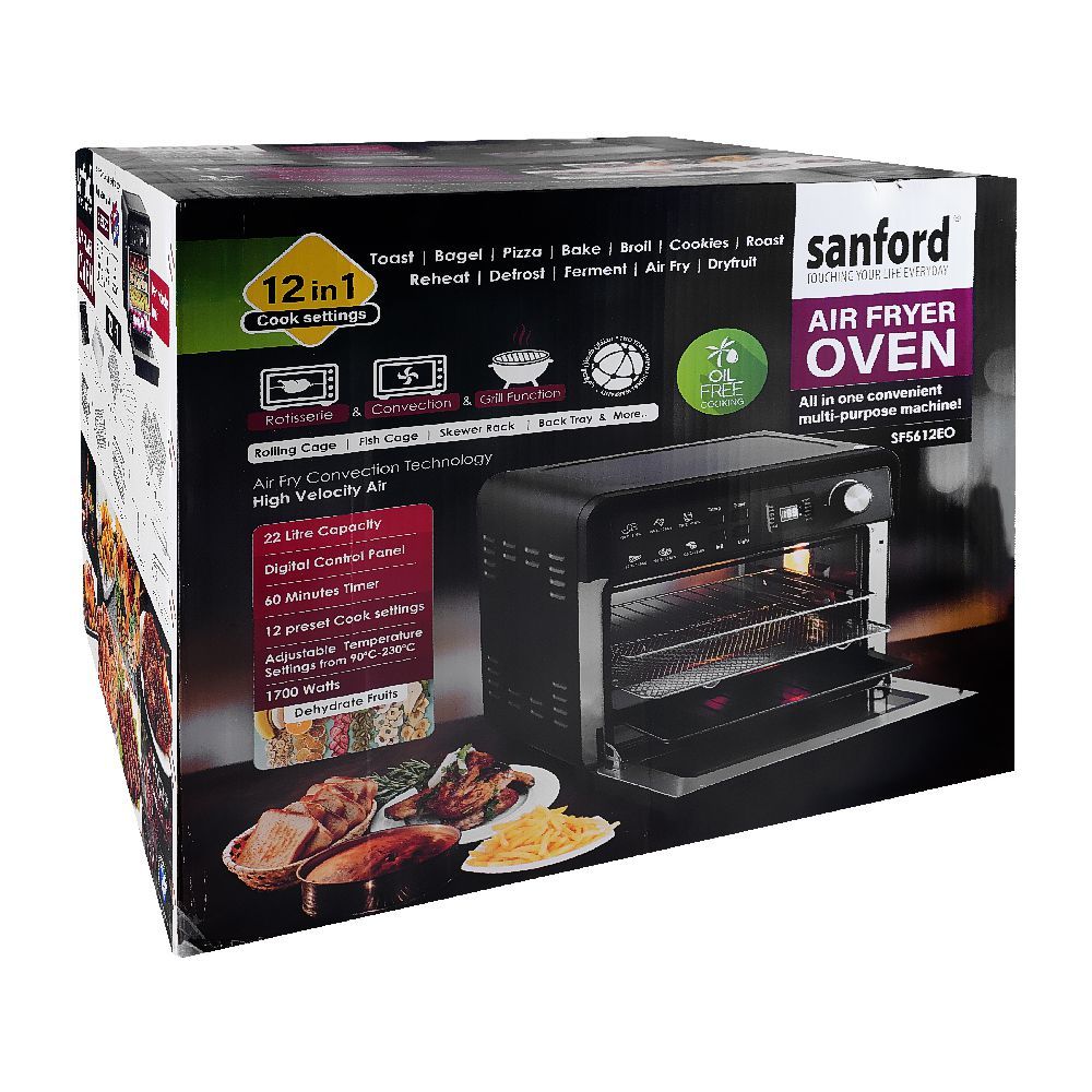 Sanford Air Fryer Oven 1700W, 22 Liters at Zubaidas Homestore