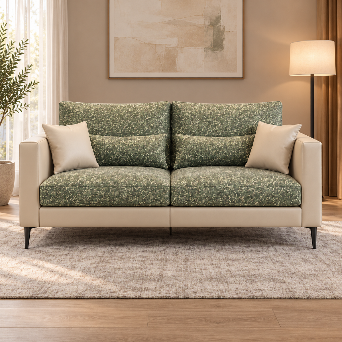 Sofa Marino (3+2) Seater Vanilla Sage at ZHomes Most Famous Furniture Store in Pakistan