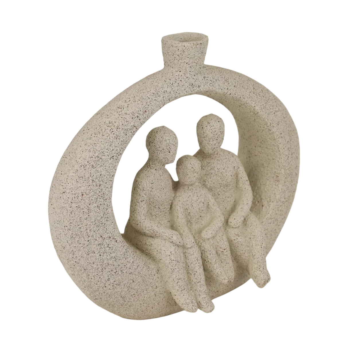 Speckled Family Figurine Decorative Ceramic Vase at Zubaidas Homestore. Most Trusted Homestore in Pakistan
