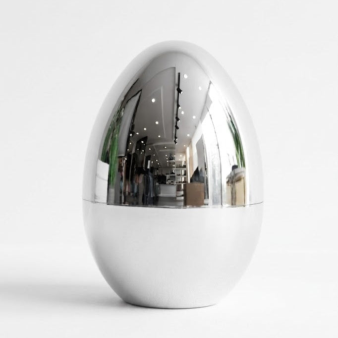 Sweet Spoon Holder Egg 6 Piece Set Silver at Zubaidas Homestore Pakistan