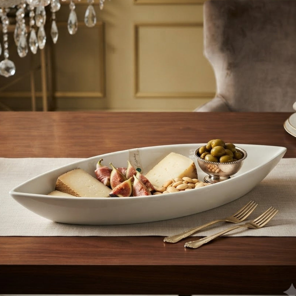 Symphony Alfresco Oval Bowl White at Zubaidas Homestore Pakistan
