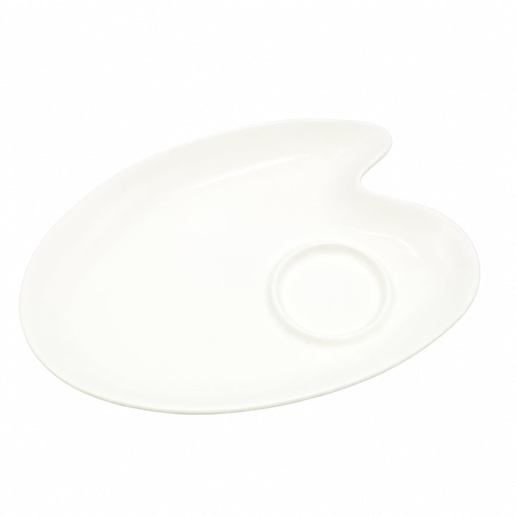 Symphony Ceramic Cup with Snack Platter White Zubaidas Homestore. Best Homeshop in Pakistan