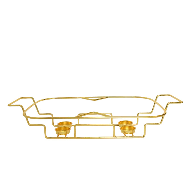 Twin Rectangular Ceramic Casserole With Gold Stand 33cm Zubaidas Homestore online Pakistan