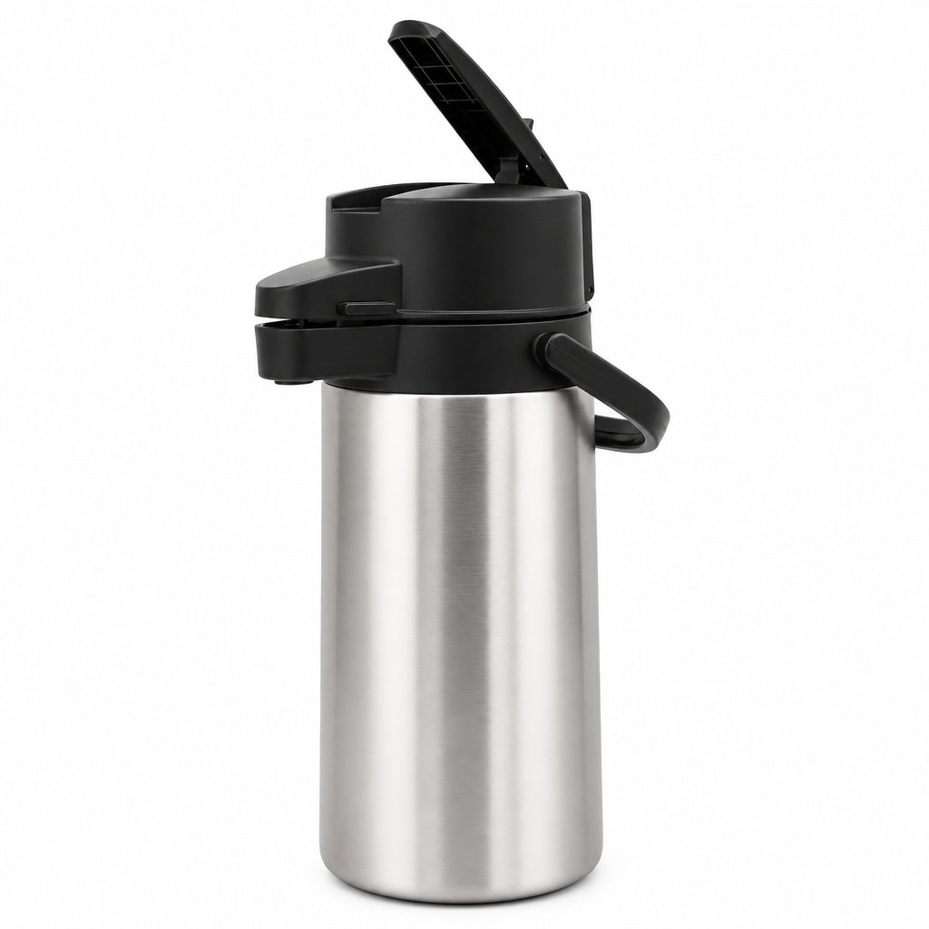 Vacuum Airpot Dispenser Stainless Steel 3 Liters at Zubaidas Homestore - The Largest Collection Of Pitchers and Carafes in Pakistan
