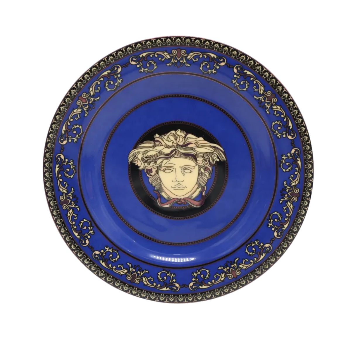 Versace Medusa Blue Dinner Set 61 Pieces at Zubaidas Homestore. House of The Biggest Collection of Dinner Sets in Pakistan
