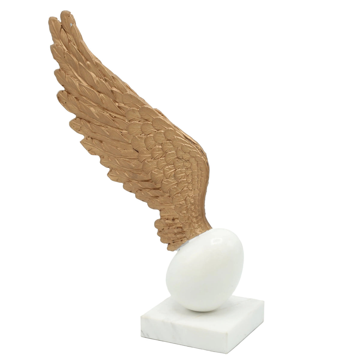 Wing Sculpture with White Base at Zubaidas Homestore Pakistan