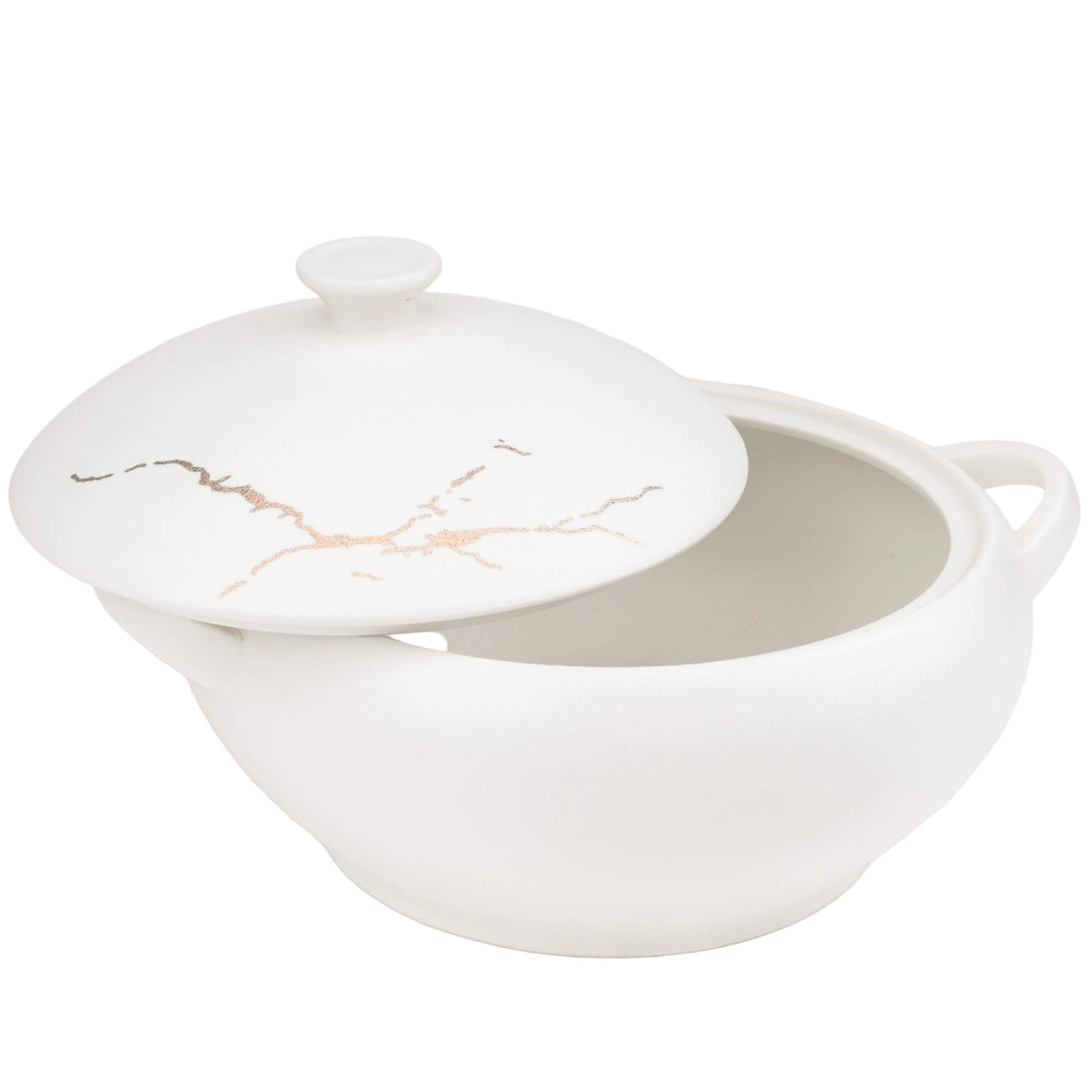 Winsor England Porcelain Gold Marble Soup Tureen 25cm at Zubaidas Homestore. Most Trusted Home Store in Pakistan