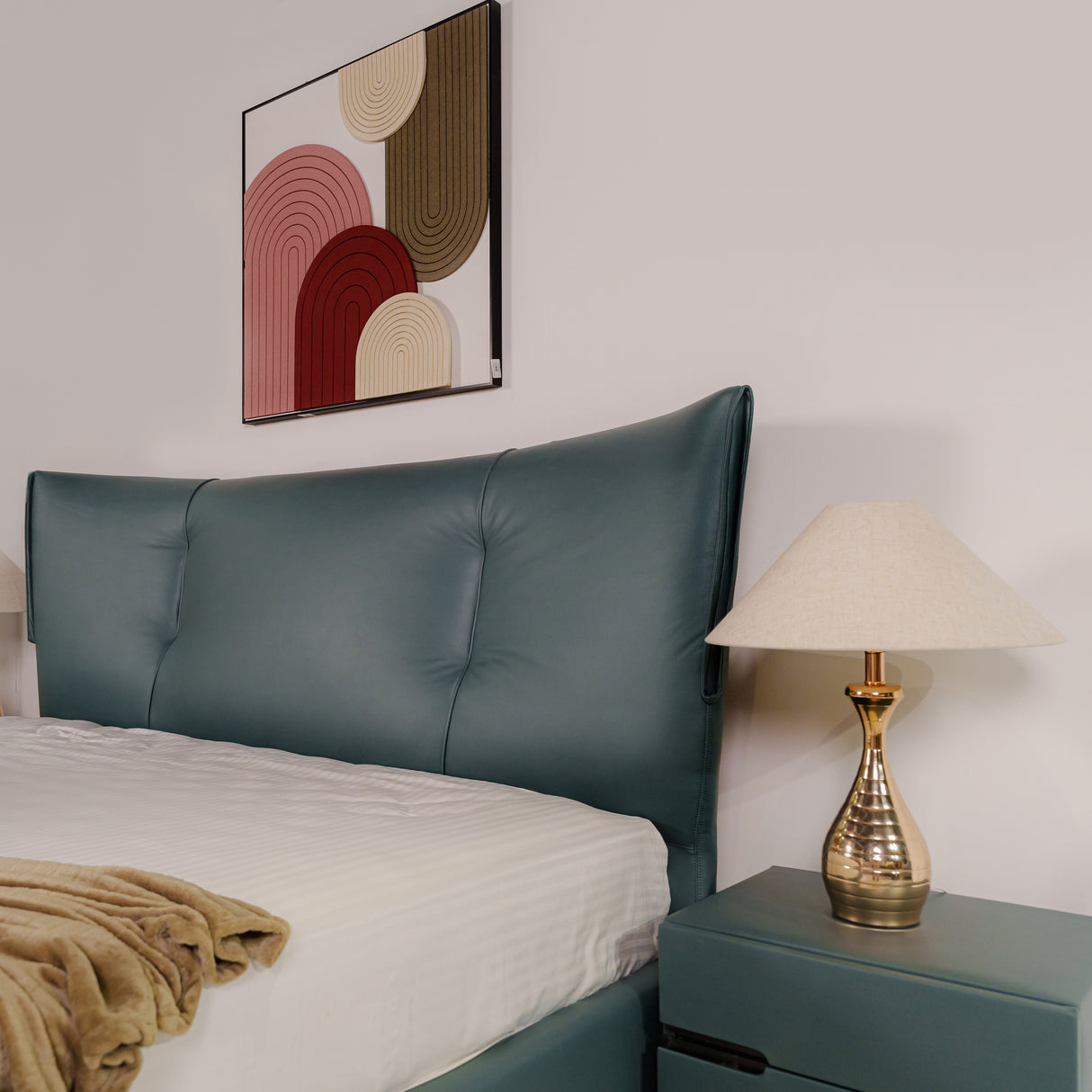 Zhomes Bed Victor Storm Teal at Zubaidas No#1 Homestore in Pakistan