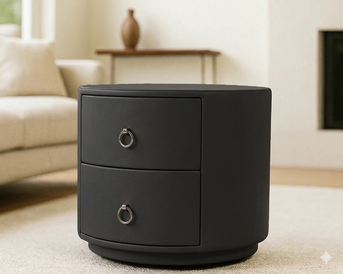ZHomes Nightstand Round at Zubaidas Homestore - Pakistan's Favorite Destination for Home Shopping