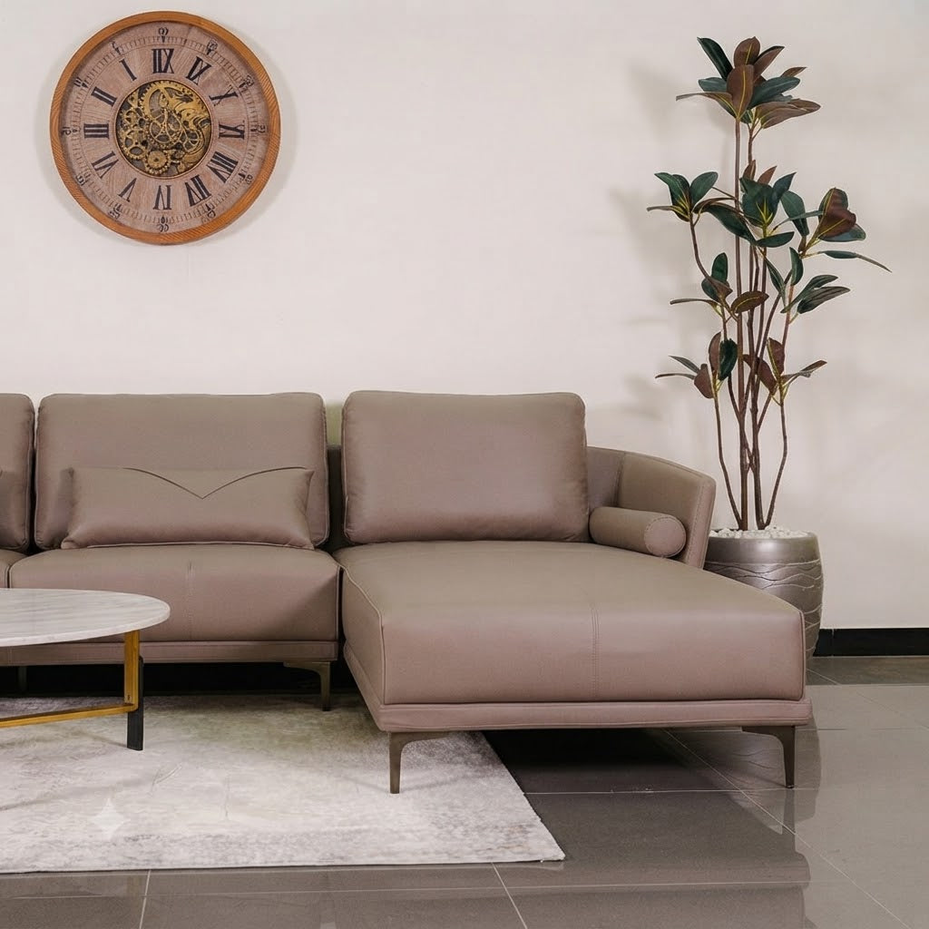 Zhomes Sofa Pine L Shape LHS Toasted Almond at Zubaidas Homestore Online Pakistan