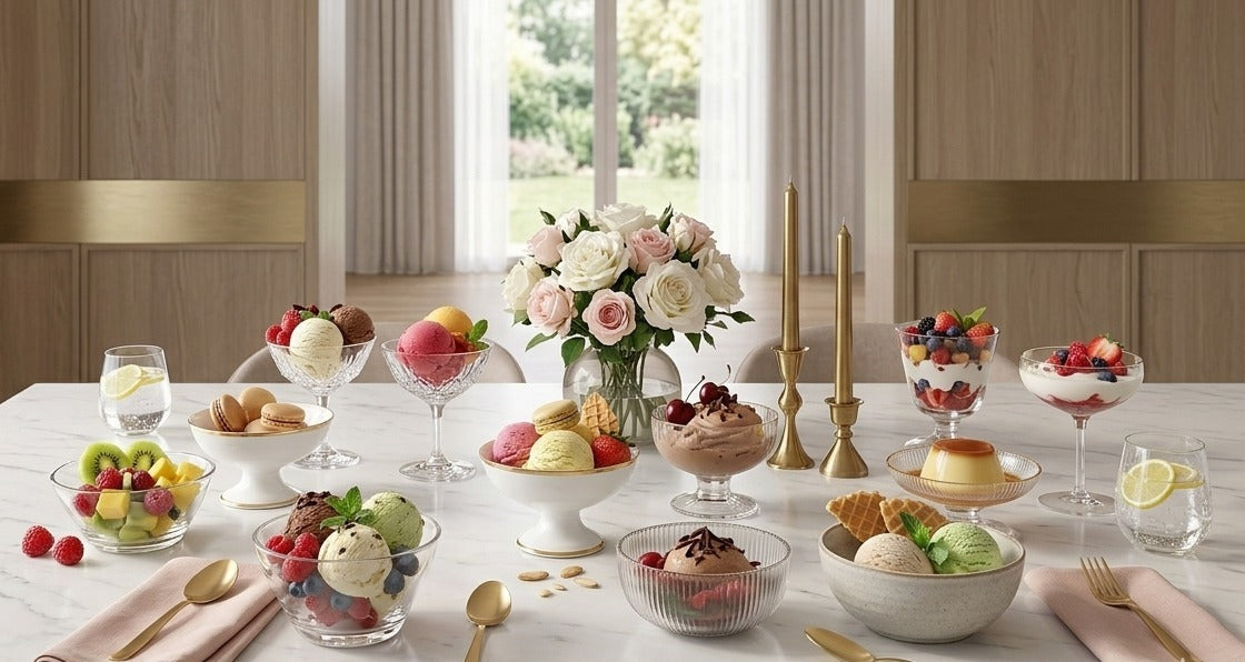 Dessert and Ice Cream Bowls at Zubaidas Homestore Pakistan