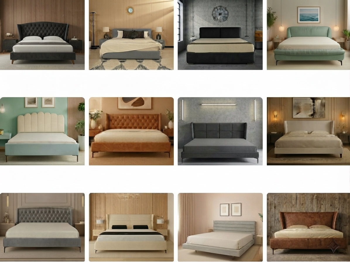 Headboards at Zubaidas Homestore