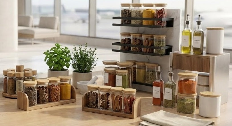 Spice Racks and Jars at Zubaidas Homestore Pakistan