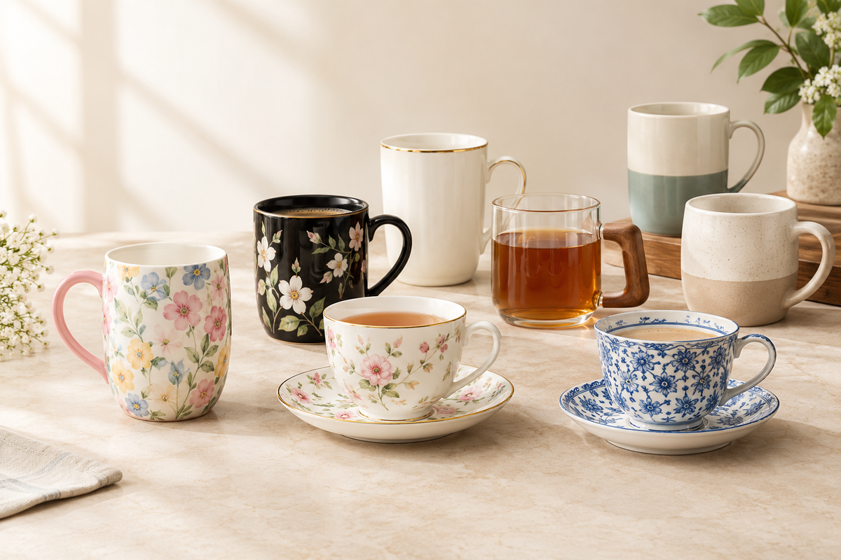 Coffee Mugs and Tea Cups at Zubaidas Homestore Pakistan