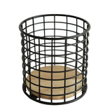 Minimalist Round Black Spoon Holder With Wood Base at Zubaidas Homestore Best for Home Shopping 