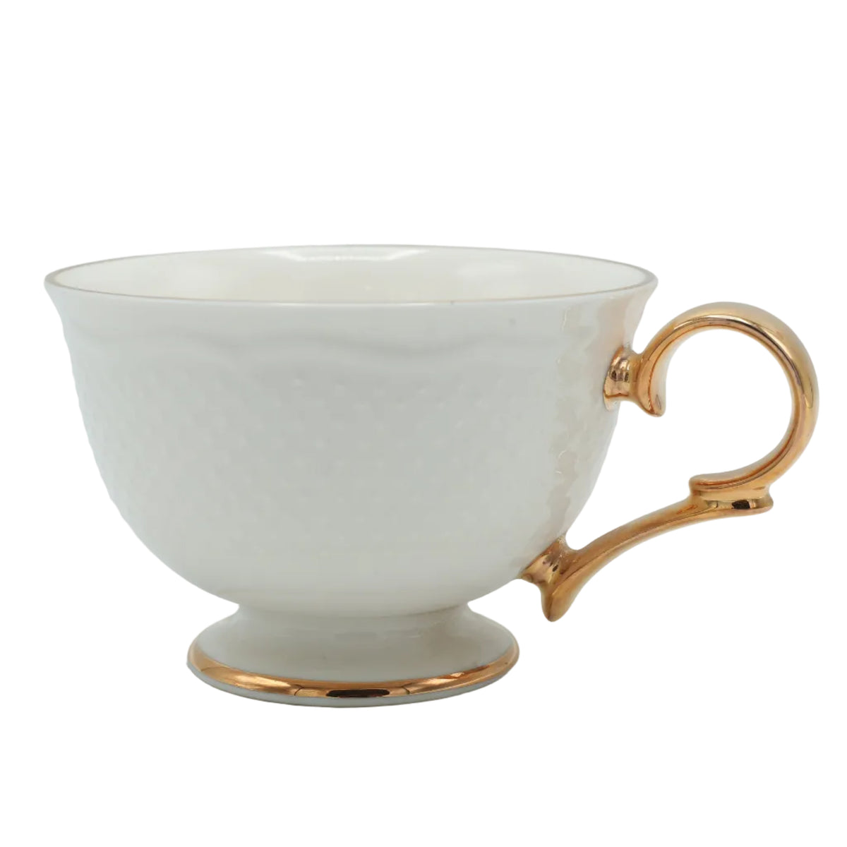 Imperial Bone China Tea Set 24 Pieces Golden Rim at Zubaidas Homestore - The Biggest Collection of Tea Sets In Pakistan
