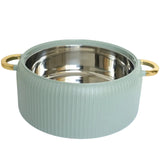 3-Piece Insulated Hot Pot Set With Marble Finish Lid Green at Zubaidas Homestore Online Pakistan