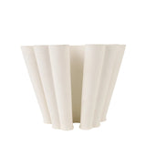 3D Printed Architectural Ceramic Decorative Vase White at Zubaidas Homestore - The Largest Collection Of Decor In Pakistan