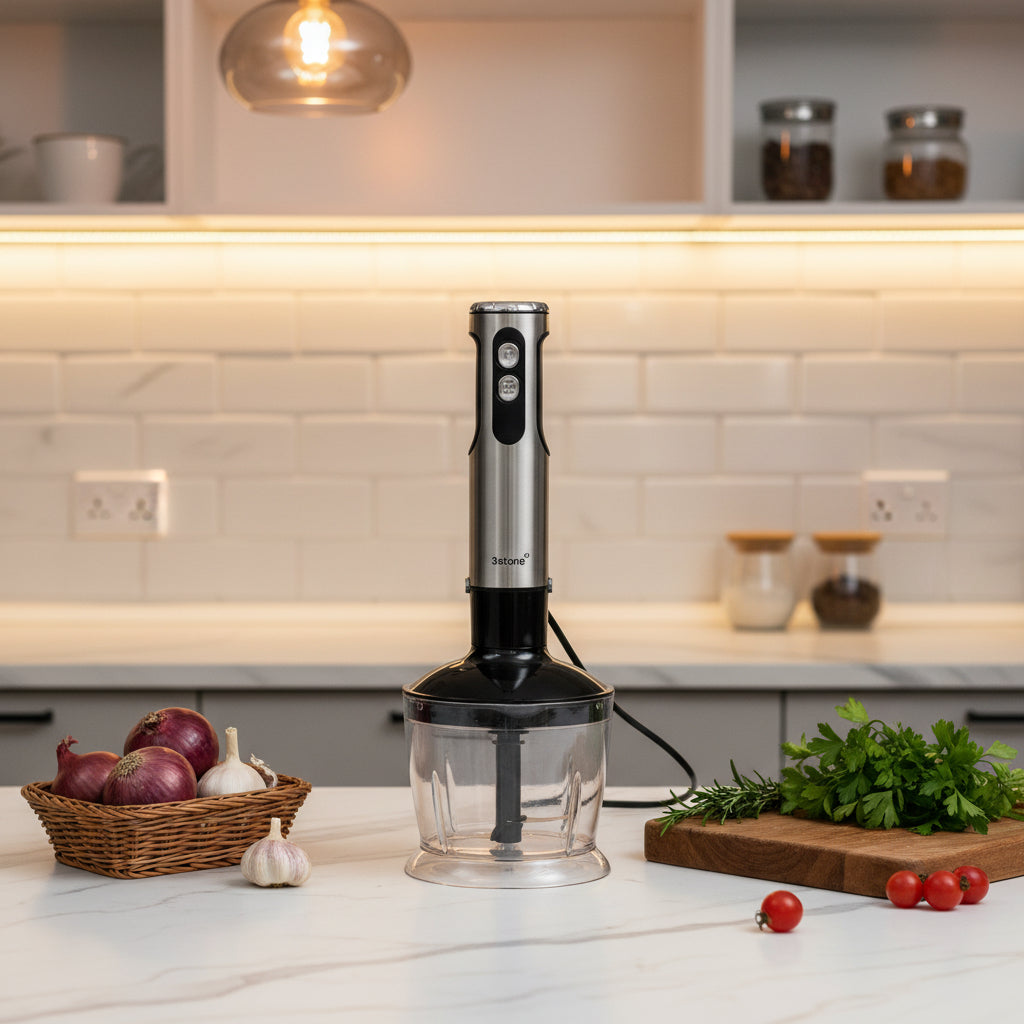 3stone 4-In-1 Hand Blender Set, 1000W SHNB301 at Zubaidas The Largest Homestore in Pakistan