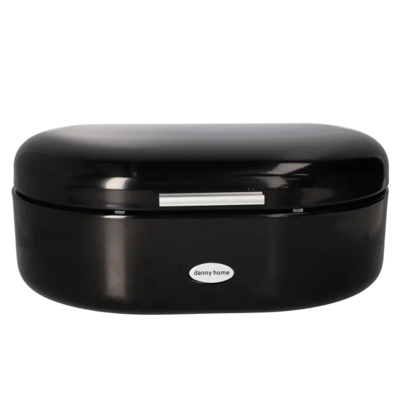 Danny Home Stainless Steel Bread Box 33cm Black at Zubaidas Homestore Pakistan