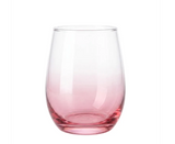 Danny Home Stemless Pink 4 Pieces Glass Set 345ml at Zubaidas Homestore