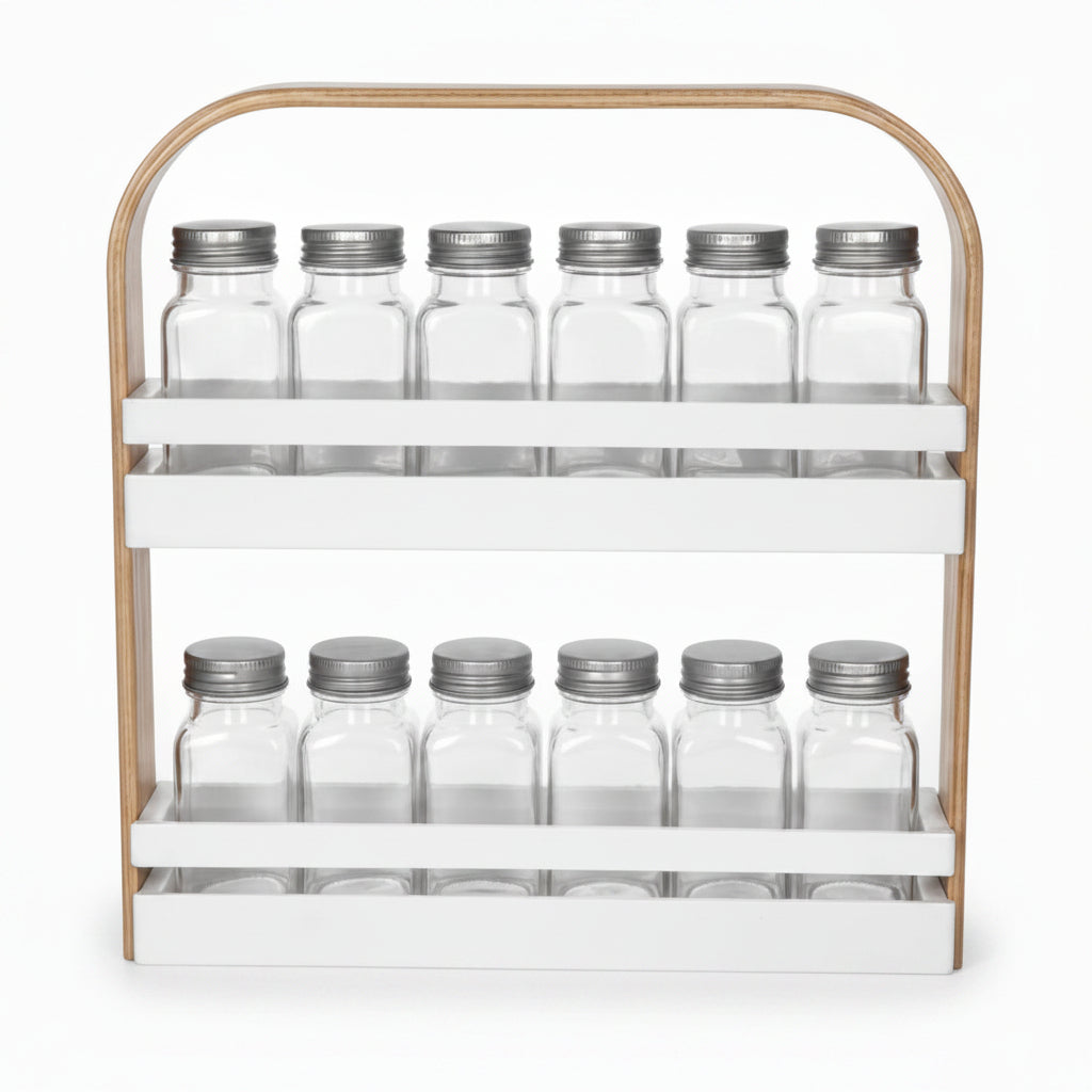 Danny Home 12 Pcs Spice Jar Set with Stand at Zubaidas Homestore