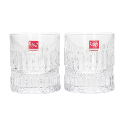 Danny Home 2 Pcs Whisky Glass Set 200ml at Zubaidas Homestore Best for Home Shopping