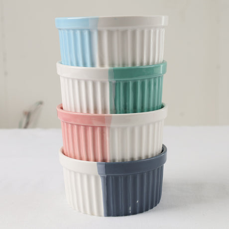 Danny Home 4Pcs Ceramic Ramekin Set 9cm. #1 Homestore in Pakistan