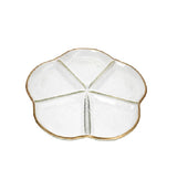 Danny Home 5 Grid Glass Serving Platter 29.7cm at Zubaidas Homestore Best for Home Shopping