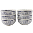 Danny Home 6Pcs Bowl Set Dotted Rim 11.5cm at Zubaidas Homestore Pakistan