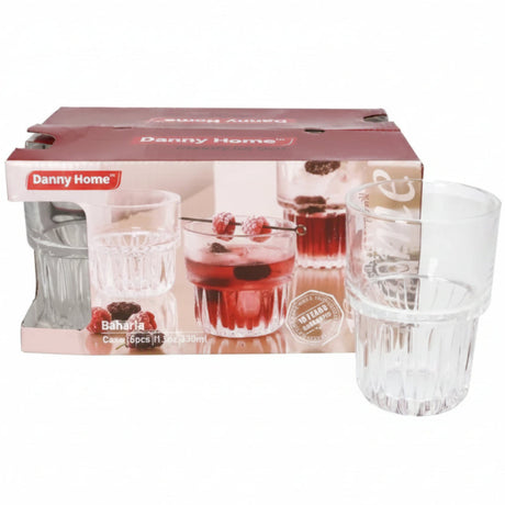 Danny Home 6pcs Baharla Shining Crystal Glasses 330ml at Zubaidas Homestore