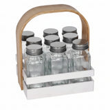 Danny Home 9 Pieces Spice Jar with Rack holder at Zubaidas Homestore Pakistan