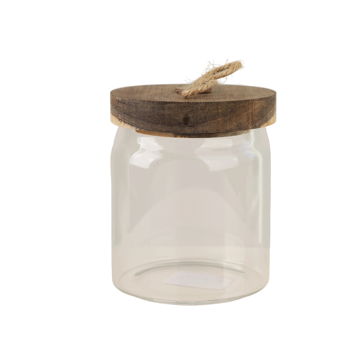 Danny Home Acacia Wood Lid Glass Jar 500ml at Zubaidas Homestore Best Homestore in Pakistan