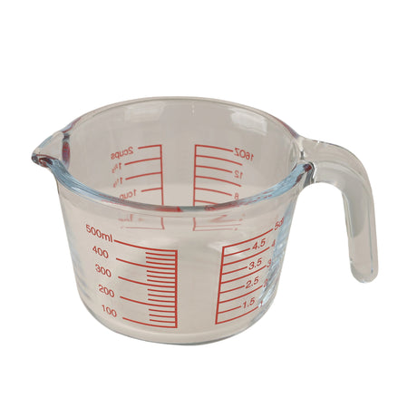 Danny Home Borosilicate Glass Measuring Cup 500ml at Zubaidas Homestore Best for Home Shopping