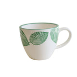 Danny Home Cup and Saucer Set 6 Pieces Green Leaf. Most Famous Homestore for Home Shopping